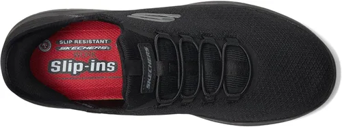 Vista 3 de Skechers Summits Colsin Sr - Zapatos de trabajo sin cordones para hombre