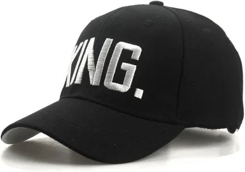 Vista 3 de King Queen Sombreros Coincidencia Snapbacks Hip Hop Sombreros Parejas El Snapback Tapas Ajustable