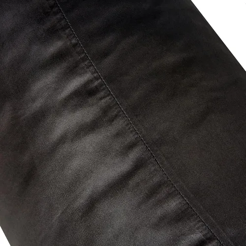 Vista 5 de Juego de 2 fundas de almohada de satén negro estándar con cierre de sobre, funda de almohada de seda negra para cabello y piel (20 x 26 pulgadas)