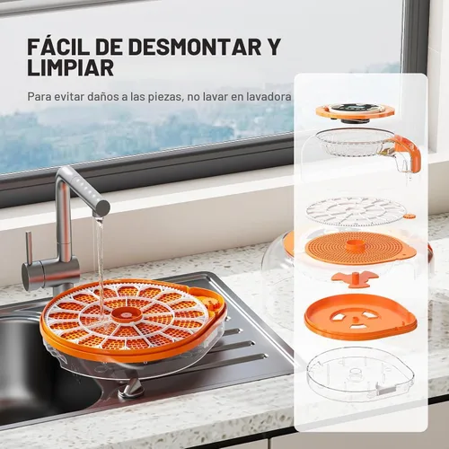 Vista 7 de Incubadora de 26 huevos para incubar huevos, giro automático, control de naranja blanco