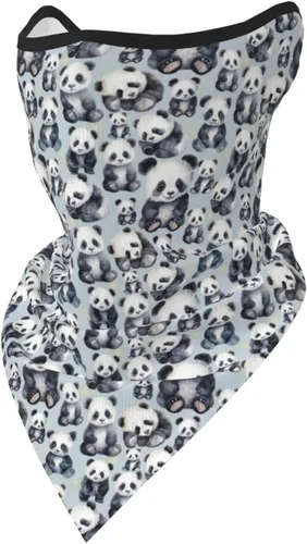 Vista 14 de Polaina para el cuello, bandanas para hombres y mujeres, cubierta de bufanda para la cara con rayos UV, con agujero para las orejas, máscara facial