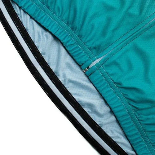 Vista 4 de Mens Cycling Jersey Long Sleeve Bicycle Road Bike Shirts with Full Zipper & 3 Pockets