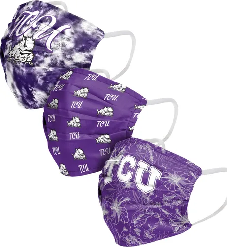 Vista 23 de FOCO - Cubrebocas reutilizable y lavable con logo del equipo NCAA para el partido