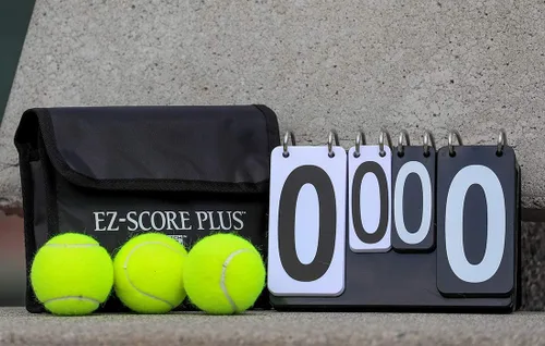 Vista 4 de Ez-Score Plus Portador de Puntuación de Tenis Portátil (0-7) EZ-Flip Exterior