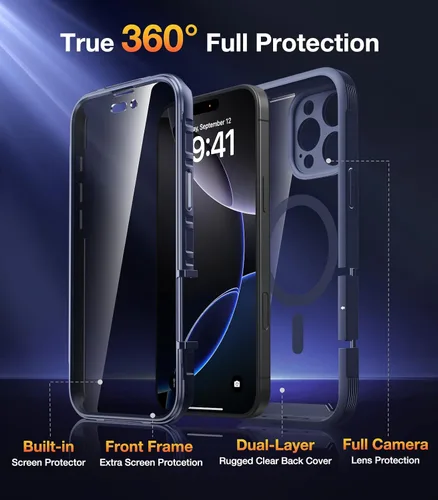 Vista 925 de DIACLARA - Funda transparente compatible con iPhone XR 6.1 pulgadas 2018