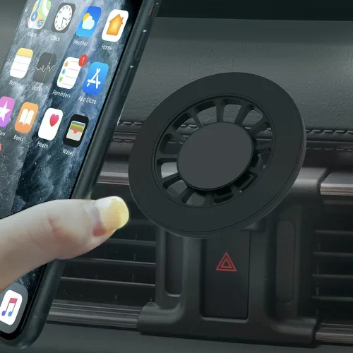 Vista 12 de Beerte Soporte para teléfono compatible con Mazda CX-5 2017 2018 2019 2020 2021, ventilación de aire ajustable, soporte de teléfono celular
