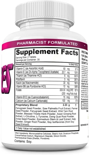 Vista 3 de Double Curves, la fórmula natural de ampliación de glúteos femenina que añade más tamaño y curvas a tu trasero. Pastillas para mejorar los glúteos.