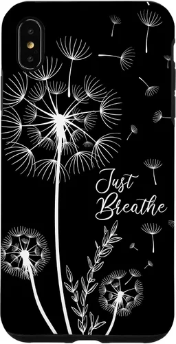 Vista 11 de Lindo diseño de tatuaje de diente de león flechas respiración patrón caso para iPhone 17