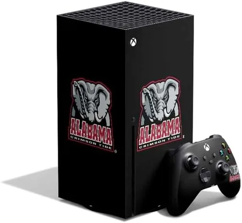 Vista 17 de Skinit Calcomanía para juegos compatible con el paquete Xbox Series X, diseño de mascota oficial de la Universidad de Alabama