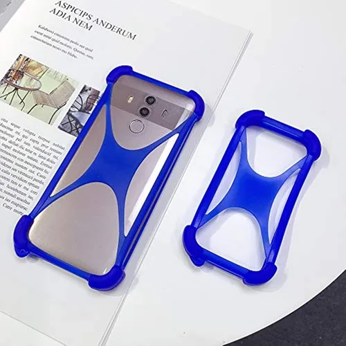Vista 3 de Zittop Funda universal para parachoques de teléfono inteligente, funda elástica de silicona suave para teléfonos de 5.2 pulgadas, tamaño de 4 a 6.5