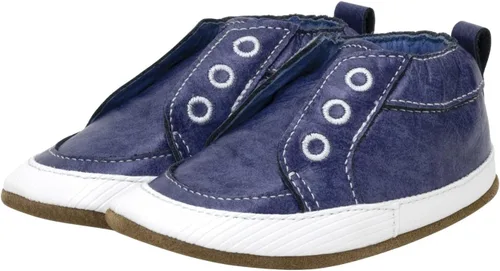 Vista 26 de Robeez Zapatos de cuna con suela suave antideslizantes para bebés varones y unisex, pantuflas mocasines para bebés y niños pequeños, 0-24 meses Lino