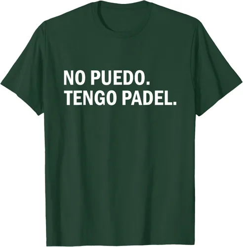 Vista 72 de Camiseta de jugador divertido No Puedo Tengo Padel Hobby