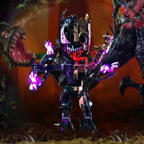 Vista 3 de Kit de luces LED mejorado compatible con Lego 76249 Venomized Building Set, decoración de luces compatible con Lego 76249 (modelo no incluido)