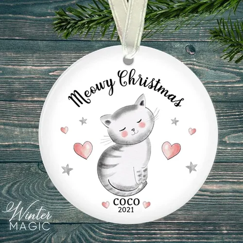 Vista 2 de Adorno de Navidad para mascotas, adorno de Beagle, regalos para amantes de mascotas, regalo conmemorativo para mascotas, recuerdo de Beagles