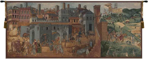Vista 8 de Charlotte Home Furnishings Inc. - Tapiz italiano Torero para colgar en la pared, 12 x 9 pulgadas, mezcla de algodón y poliéster, arte de pared