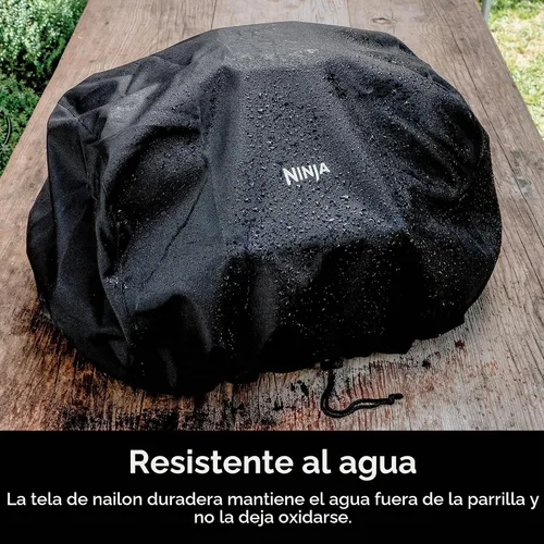 Vista 4 de Ninja Woodfire - Funda para parrilla OG300 y OG700, resistente al agua Ninja La funda para parrilla Woodfire es resistente a los rayos UV