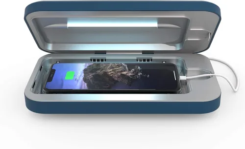 Vista 10 de PhoneSoap Caja desinfectante de luz UV básica para teléfono celular Desinfectante de luz UV de 360 grados patentado y clínicamente probado Negro