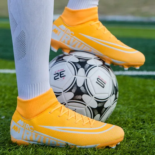 Vista 5 de Zquaus Tacos de fútbol para hombre zapatos de fútbol atléticos para caminar tacos Ag para entrenamiento al aire libre