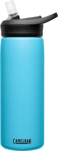 Vista 22 de CamelBak - Eddy+ - Botella de agua con aislante al vacío de acero inoxidable, 20 onzas, color negro
