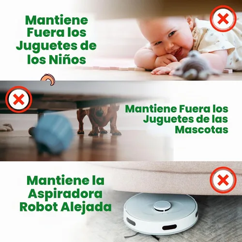 Vista 7 de ECOHomes - Correa elástica para debajo del sofá, bloqueador de juguetes (9 pies por 3 pulgadas)