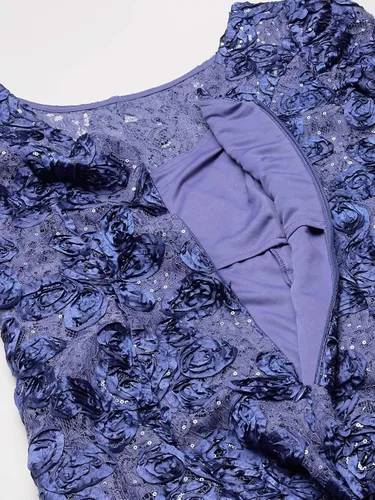 Vista 9 de Alex Evenings Vestido pequeño de manga larga para mujer