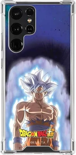 Vista 10 de Skinit Funda transparente compatible con Galaxy S23 Ultra, diseño oficial de Dragon Ball Super Goku
