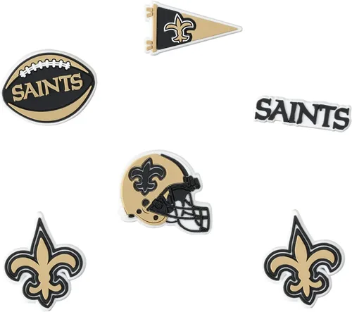 Vista 14 de FOCO unisex-adult NFL Team Logo 6-Pack Shoe Charms