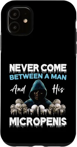 Vista 8 de Funda divertida para iPhone 16 Man and Micropenis Cringe Weird Stupid Meme