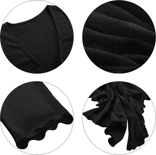 Vista 7 de SATINIOR Cárdigan de nudo bolero transparente para mujer, ligero con mangas de encaje 34