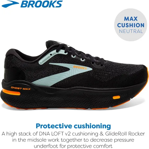 Vista 2 de Brooks Zapatillas Ghost Max Cushion Neutral para correr y caminar para hombre