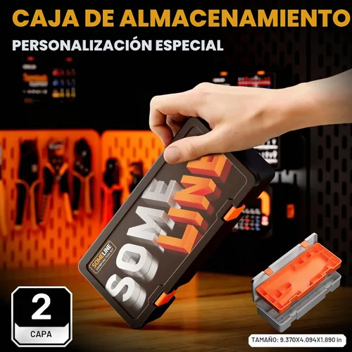 Vista 5 de Kit de herramienta de crimpado de conector de terminal abierto SOMELINE, terminales de desconexión macho hembra no aisladas de 2.8/4.8/6.3mm