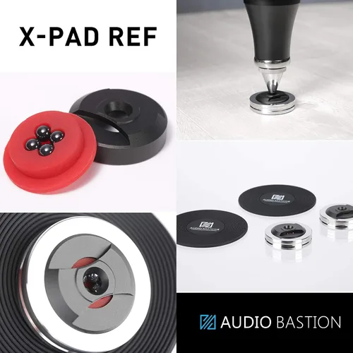 Vista 3 de X-PAD REF 3 capas de aluminio altavoz Spike Pads/Levitación amortiguador/Soporte de aislamiento de pie/altavoz almohadilla de aislamiento de altavoz