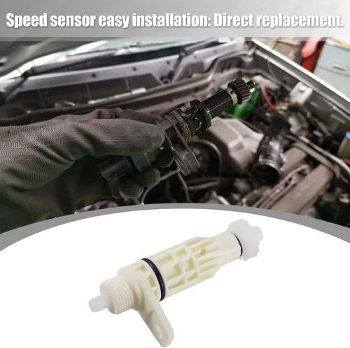 Vista 3 de X AUTOHAUX Sensor de velocidad de transmisión Sensor de transmisión de repuesto para Chevrolet Aveo 2004-2011 90375764 plástico metal blanco 1 unids