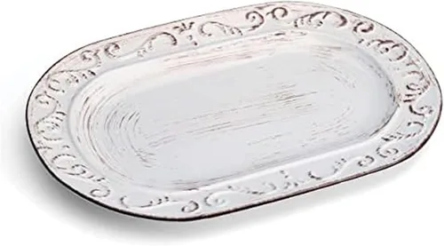 Vista 7 de Pfaltzgraff Trellis - Juego de 3 cuencos para servir, color blanco
