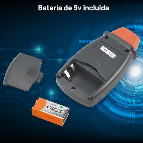 Vista 7 de AGPtek® - Tacómetro digital láser fotográfico profesional, sin contacto, tacómetro RPM