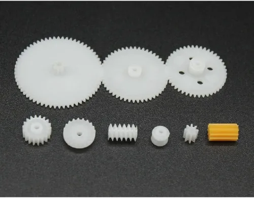 Vista 5 de 200pcs Engranajes de plástico 0.5 módulo para DC Motor DIY Modelo Juguetes Accesorios