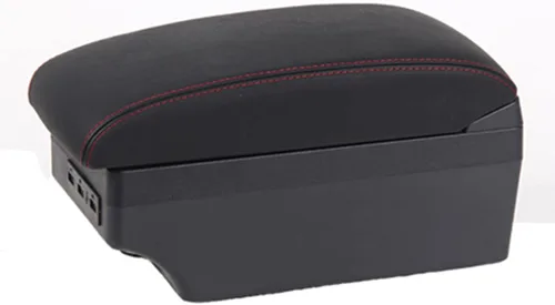 Vista 9 de Caja de reposabrazos de coche, para Renault Sandero Stepway, caja de almacenamiento de reposabrazos, modificación de accesorios interiores