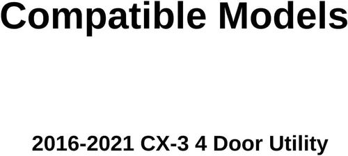Vista 3 de Vidrio para puerta delantera derecha del pasajero compatible con modelos Mazda CX-3 2016-2021