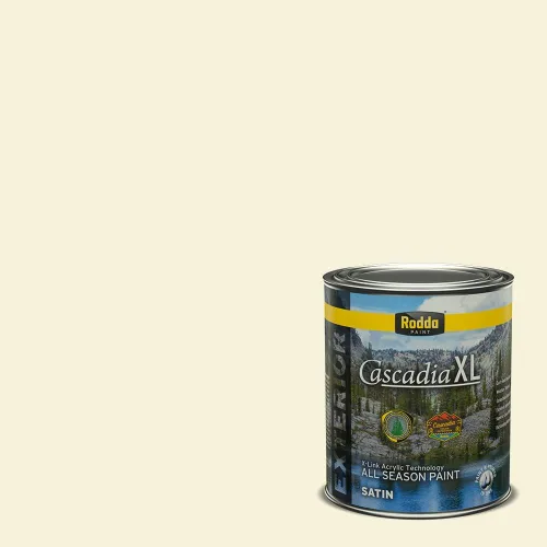 Vista 30 de Rodda Paint CASCADIA XL - Pintura satinada e imprimación para exteriores en uno, cuarto de galón, ancla