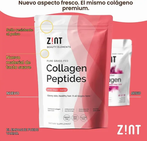 Vista 5 de Proteína de colágeno hidrolizada, 32 onza, 1