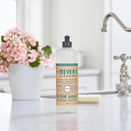 Vista 103 de Mrs. Meyer’s Clean Day - Detergente líquido para platos, aroma a lavanda, botella de 16 oz