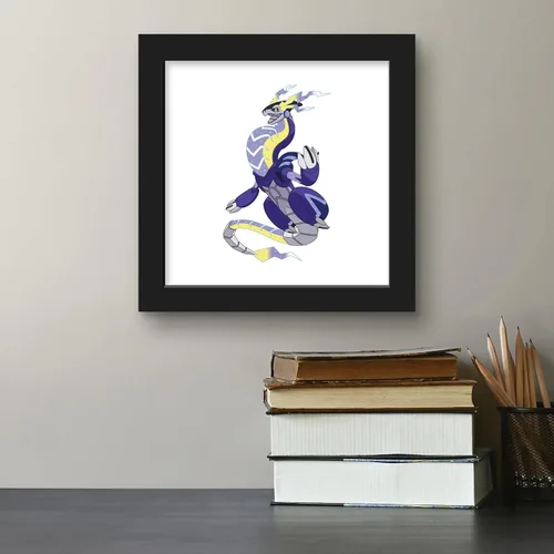 Vista 4 de Trends International Gallery Pops Pokémon Miraidon - Póster de pared, 12.00 x 12.00 pulgadas, versión de marco negro