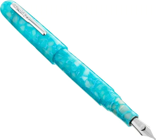 Vista 19 de Pluma estilográfica Conklin All American en negro – Punta ancha, diseño audaz y calidad premium – Regalo ideal para profesionales y entusiastas