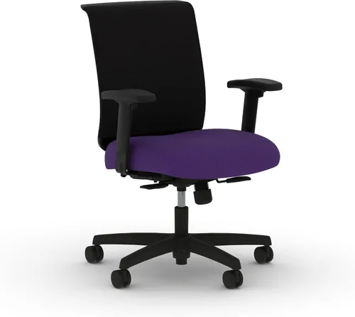 Vista 8 de HON Convergence - Silla de oficina ergonómica con respaldo de malla, brazos ajustables, soporte lumbar, silla de escritorio con inclinación