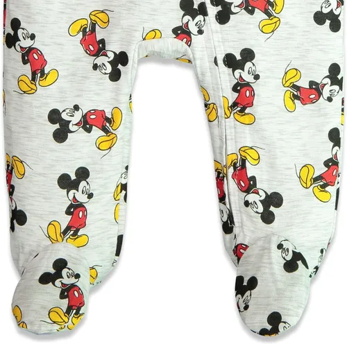 Vista 4 de Disney Mickey Mouse - Paquete de 2 mamelucos con cremallera para bebé recién nacido a bebé