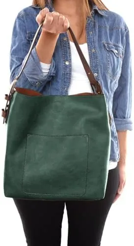 Vista 5 de Joy Susan Piel sintética para mujer bolso Hobo 2 en 1