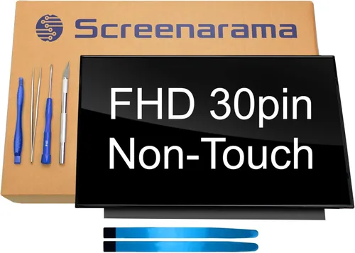 Vista 7 de SCREENARAMA Nueva pantalla de repuesto para HP 15-EF2013DX 6A2P0UA (mate) 30pin FHD 1920x1080 IPS LCD pantalla LED con herramientas y cinta