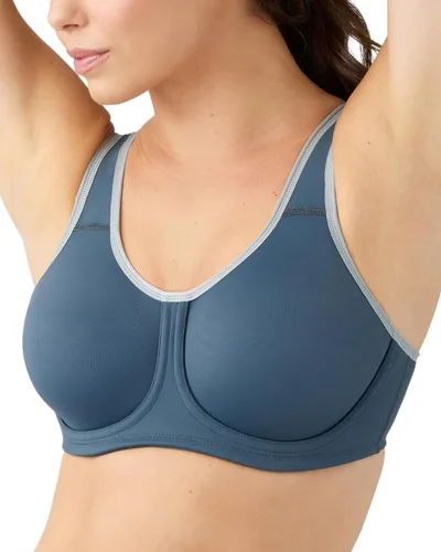Vista 36 de Wacoal Sujetador deportivo Simone Sport sin forro de cobertura completa con aros para mujer, 855170 Arena