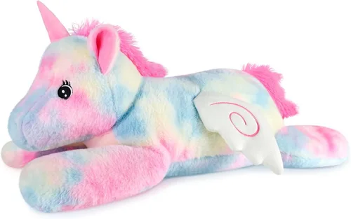 Vista 17 de SuzziPals Animal de peluche grande de 30 pulgadas, cachorro de peluche gigante grande y suave, juguetes de peluche gigantes para relajación