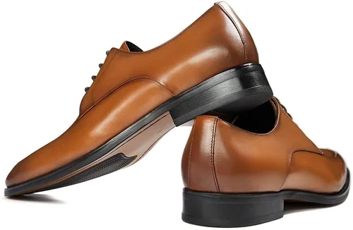 Vista 5 de GIFENNSE Zapatos Oxford de cuero para hombre